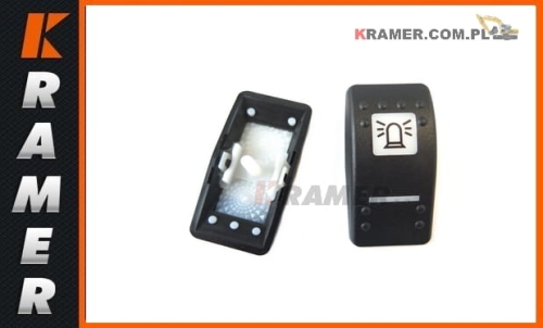 Klawisz przełącznika JCB koguta 3CX 4CX 8016 JS175  701/58825  Actuator, beacon, convoy warning