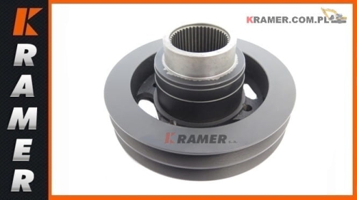 Koło pasowe JCB 3CX 4CX dwupaskowe   02/200877 Crankshaft pulley / шкив коленчатого вала