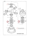 450/20402;Tarczka dyferencjału JCB 3CX / 4CX;Differential gear friction disk/ Differentialgetriebereibscheibe/ Диск фрикционный дифференциала/ Disco frizione per ingranaggi differenziali/ Disque de friction pour engrenages différentiels.