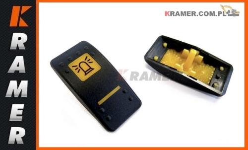 Klawisz przełącznika JCB koguta 3CX 4CX 8016  701/58704  Decal Beacon Switch