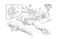 11704006 Uszczelnienie VOLVO mostu  L180C, L180, L90C, L120C, L120D, L120E, L110E, L150E, L150G, L180 ; Sealing/ Seal ring/ dichtung/ Уплотнение моста/ САЛЬНИК МОСТА