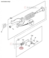 Uszczelnienie napinacza gąsienicy JCB JS240/260 JBA0142; Sealing/Seal Ring/ Dichtung/ САЛЬНИК/ Уплотнение/печать/ étanchéité.