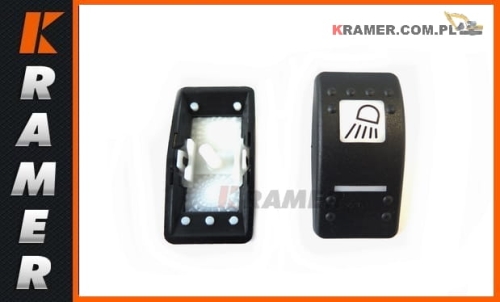 Klawisz przełącznika JCB świateł roboczych 3CX 4CX  701/58826  Actuator, front worklights, switch decal
