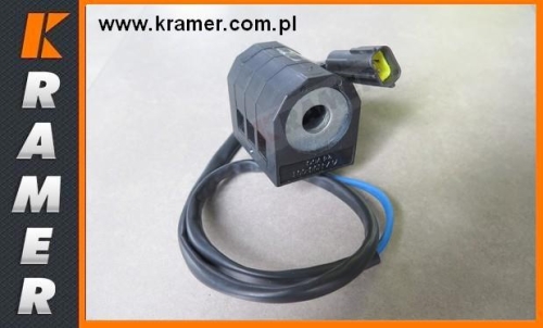 Cewka elektrozaworu koparki DOOSAN DH  000004747; Cewka elektrozaworu/ Solenoid valve coil/ Magnetventilspule/ катушка электромагнитного клапана/ Bobina elettrovalvola/ Bobine d'électrovanne.
