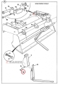 Zabezpieczenie sworznia 40mm JCB (CLIP 40)     821/00309 ; Clip, 'E' / E-Ring Sicherungsringe/ Фиксаторы стопорное кольцо Е-клип ; Зажим; Стопор; Клипса.