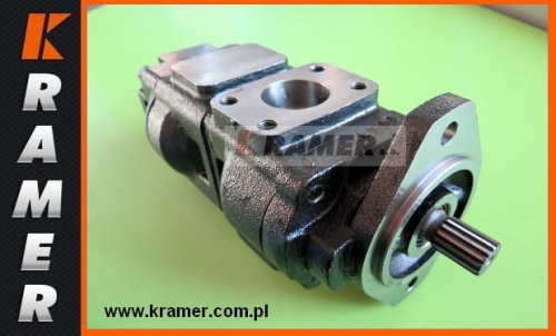 Pompa hydrauliczna główna JCB 3CX 4CX 36/29 cc/rev 332/F9030 Main hydraulic Pump / 36/29 cc/rev / 36/29 cc/rev /  Насос гидравлический / Гідраўлічны помпа з зубчастай перадачай / hydraulische tandwielpomp siurblys / Hydraulische Zahnradpumpe