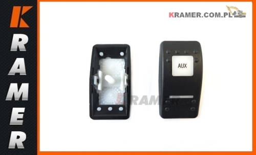 Klawisz przełącznika JCB hydrauliki zew 3CX 4CX  701/58833  Actuator, auxiliary hydraulics