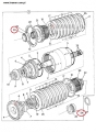 907/52700 Łożysko skrzyni biegów JCB 3CX 4CX 407 409 520 525 526 530 535 Bearing / Ložisko / подшипник / Kugellager / cusinetto / csapágy / rulment