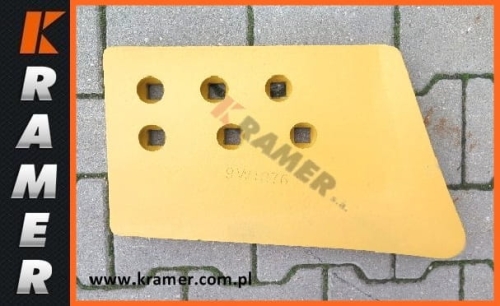 Nóż CAT D6H D6R lemiesz narożny lewy ;Średnica śruby- 3/4cala, 6 otw. w dwóch rzędach;Nr. katalogowe- 9W1876/ 9W-1876; Bulldozer/ бульдозер/ End Bit/ нож/ Eckmesser