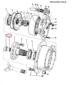 917/02100; Łożysko skrzyni półosi JCB 3CX/4CX; Bearing/ Lager/ подшипник/ rotolamento/ Roulemen