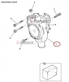 Pompa wody JCB 3CX 4CX - Perkins AK - Zamiennik 332/H0895-Z Numery katalogowe - 332/H0895 / 02/202510 / 02/202110 / 02/201840 ; Pompa wody/ Water pump/ Wasserpumpe/ водяной насос/ pompa dell'acqua/ pompe a eau.