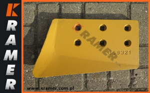 Nóż narożny 5/8" 6 otworów Prawy HC