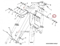 Sworzeń wysięgu CAT; Nr.kat- 9R6160; Średnica sworznia 55mm; Bucket lever pin/ Schaufelhebelstift/ Штифт рычага ковша/ Perno della leva della benna/ Axe de levier de godet.