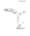 Lampa robocza minikoparka JCB 8020 / 8018 / 8080     700/50029 ;Work lamp/ Arbeitslampe/ Рабочая лампа