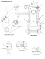 2343930 234-3930 Sworzeń CAT 320D 323D 325D łącznika łyżki Sworzeń / Pin link bucket / Палец