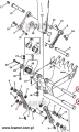 Sworzeń wysięgu łyżki Komatsu PC150 PC160 PW150; Nr.kat- 21K-70-23140; Średnica sworznia 70mm; Bucket pin/ Schaufelstift/ Булавка для ковша/ Perno della benna/ Goupille de godet.