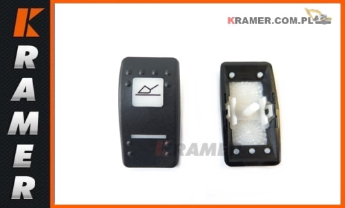 Klawisz przełącznika JCB łyżki 3CX 4CX  701/58835  Cover, return to dig switch, soft touch