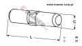 09244-02496   E 490  Sworzeń zęba Komatsu typ PC-200 Współpracuje z adapterami 205-939-7120 E 484 205-70-68141 E 484.1 z zębami 205-70-19570 E 494 Pin / Perno / Стопор / Палец зуба