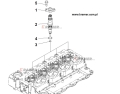 Wtryskiwacz paliwa KOMATSU silnik S6D107  6754-11-3011; Fuel Injector; unit injector/ Injektor; Einspritzventil/Форсунка; Инжектор