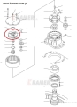 Set redukcyjny pierwszy obrotu Komatsu PC200-6 000003648 Gear reduction set, first Planet