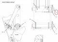 1865652 186-5652 Sworzeń wysięgu łyżki CAT  320B   320B L  320B N  320B S  320C  325C  325C L   345B II Bucketlever pin/ Schaufelhebelstift/ Штифт рычага ковша/ Perno della leva della benna/ Axe de levier de godet