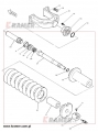 Napinacz gąsienicy DAEWOO, DOOSAN S300-5 kpl.  2129-1261SET TRACK ADJUSTER & RECOIL GROUP / Натяжитель гусеницы / Leitradeinheiten / láncfeszítő kerék egységek / Vodeci tockovi