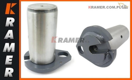 Sworzeń VOLVO BL71 BL61B BL60 BL70B konika górny; Nr.kat- 11883727; Boom swing cylinder pin/ Ausleger-Schwenkzylinderstift/ Стержень цилиндра качания стрелы/ Perno cilindro oscillante braccio/ Axe de vérin de pivotement de flèche.