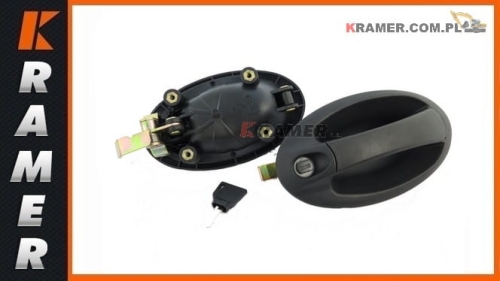 Klamka drzwi JCB 3CX 4CX Nowa Kabina P21 LEWA     332/A3731; Klamka drzwi-LEWA/Door handle-Left/Türgriff-Links/Ручка двери наружная-Лево/ Maniglia della porta-Sinistra/Poignée de porte-Gauche.