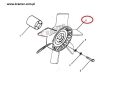 Wentylator śmigło chłodnicy CAT 315C 320B   5I8000 ; Wentylator/ Cooling fan/ Lüfter/ Крыльчатка вентилятора охлаждения двигателя/ Ventilatore/ Ventilateur.