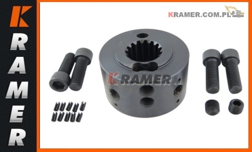 Wkład sprzęgła elastycznego 50H 15 zębów. Stosowany w maszynach budowlanych Wymiar: 100x35x65