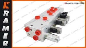 Rozdzielacz JCB kompletny z cewkami 3CX 4CX