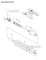 9097317 Napinacz gąsienicy HITACHI EX300-1/3  kpl. TRACK ADJUSTER & RECOIL GROUP / Натяжитель гусеницы / Leitradeinheiten / láncfeszítő kerék egységek / Vodeci tockovi