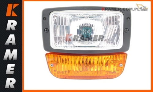 Lampa przednia lewa z kierunkowskazem stosowana w koparko-ładowarkach KOMATSU WB97S-5  WB93R-5  WB93S-5  WB91R-5
42N-06-15240 Light Left Komatsu HI/LO