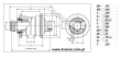 9066509 Rolka jezdna Hitachi EX200 EX220 track bottom roller  / Laufrolle / Опорный каток / görgők / rouleaux
