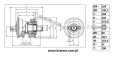 741146C92 Rolka jezdna TD-15E / TD15C  HSW dwukrawędziowa  741146C92  IN3430  376140077  590-14-0116  590140116 track bottom roller  / Laufrolle / Опорный каток / görgők / rouleaux