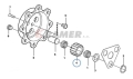 11709499 Satelita zwolnicy VOLVO BL71 BL70 BL60 BL61 BL60B BL61B BL70B BL71B drive gear / drivväxel / pavaros pavara / hnací ozubené kolo / piedziņas pārnesums / приводна шестерня /