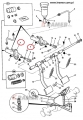 15/106100 Pompka hamulcowa JCB 3CX 4CX 3D 4C 520M 540BM 520-4 525B - starsze modele master cylinder / тормозной цилиндр / Hauptbremszylinder / cilindru principalde frână / Főfékhenger