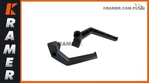 Klamka szyby tylnej JCB 3CX 4CX prawa     120/93201; Klamka szyby tylnej- prawa/Rear window handle-Rights/Heckscheibengriff-Rechts/ Ручка заднего стекла-право/ Maniglia lunotto posteriore-destra/ Poignée de lunette arrière-droite.