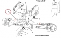 1129629 112-9629 Sworzeń mocowania mostu CAT 416C  416D  420D  424D  426C  428C 428D  430D  432D  436C  438C  438D  442D Pin / Pivot  / Палец
