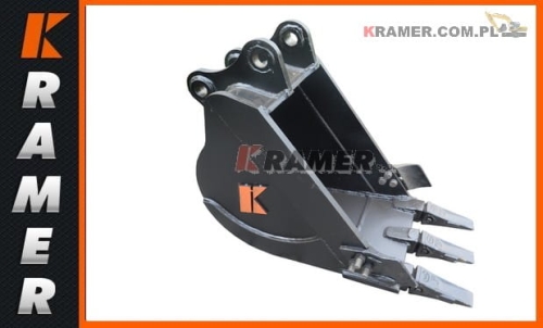 Łyżka KOMATSU PC10 PC15 PC20 PC25 PC30 0,1m3 42cm;W komplecie z zębami; nr.kat.21U-920-3100; średnica sworzni 35  mm; rozstaw sworzni 195 mm; szerokość ramienia 145 i 160 mm; ковш/ bucket/ Schöpfkelle.