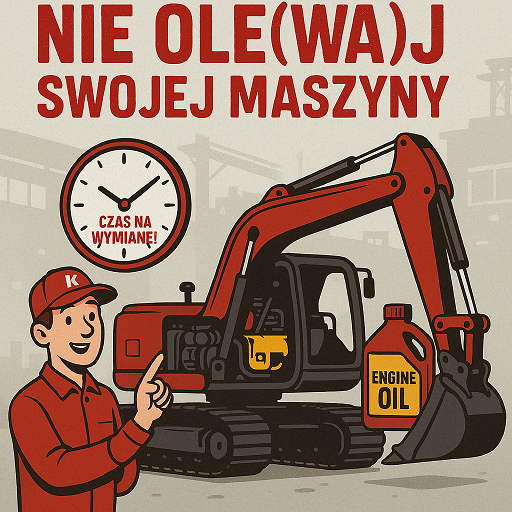 Nie ole(wa)j swojej maszyny! Jak często wymieniać olej w koparce?
